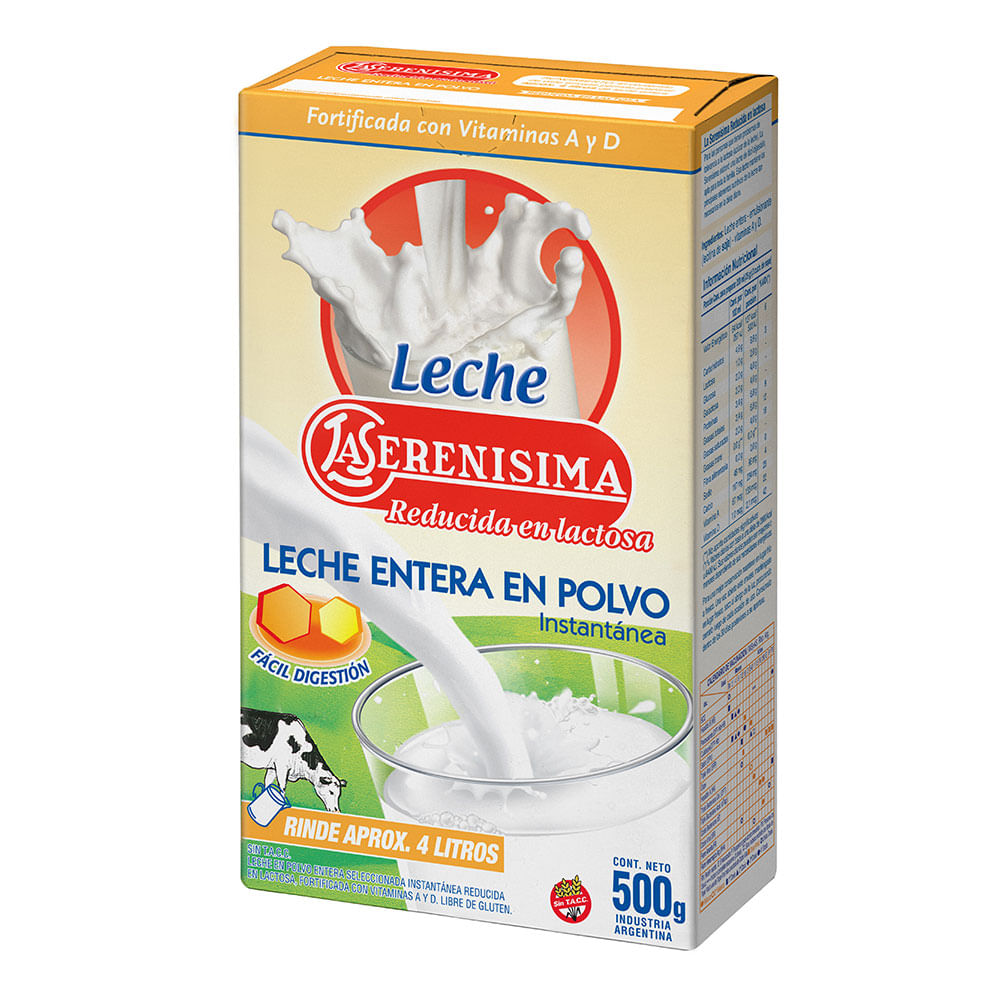 Leche En Polvo Deslactosada La Serenisima 500gr - Walmart - WalmartAr