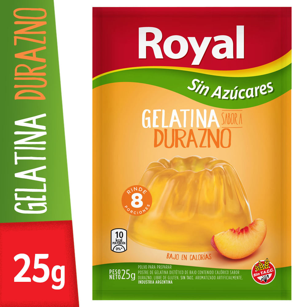 calorias gelatina dietetica