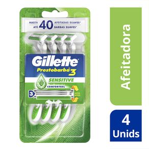 Maquina-De-Afeitar-Desechable-Prestobarba-3-Sense-Care-Gillette-4u-1-11950 Maquina-De-Afeitar-Desechable-Prestobarba-3-Sense-Care-Gillette-4u-1-11950