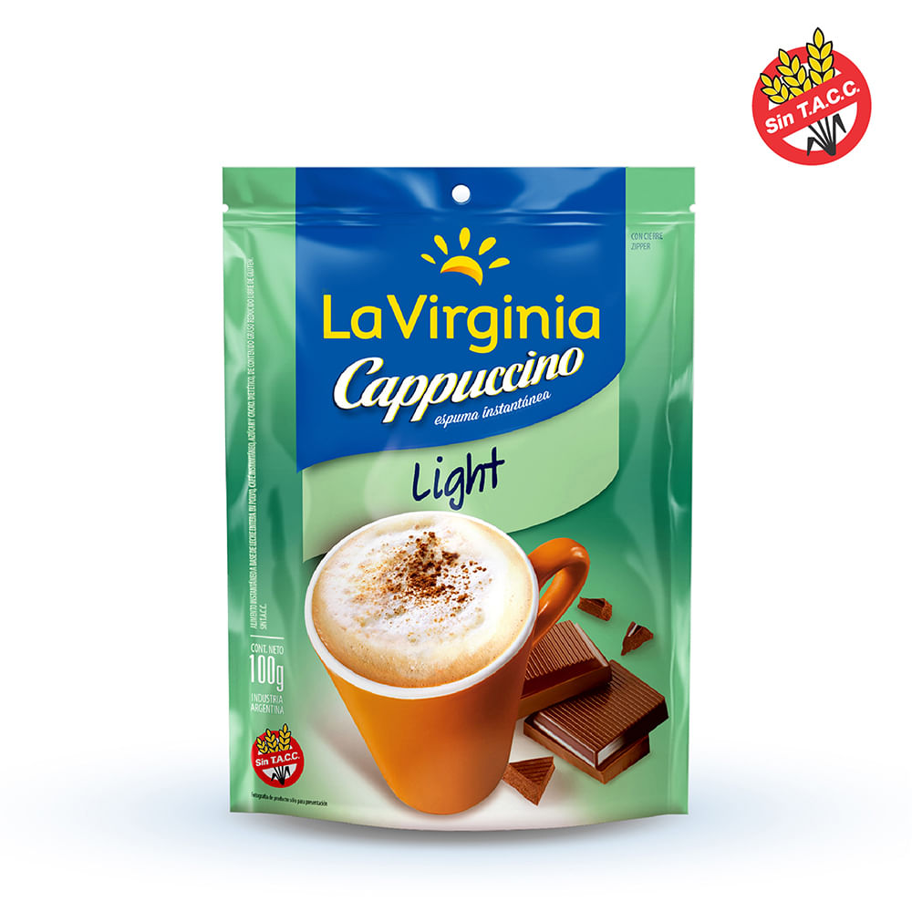 Café Instantáneo La Virginia Cappuccino Light Doypack100