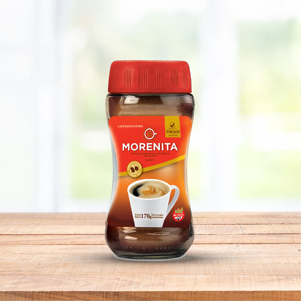 Café Instantaneo La Morenita Clásico Torrado 170 Gr