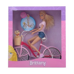 muñeca brittany con bicicleta