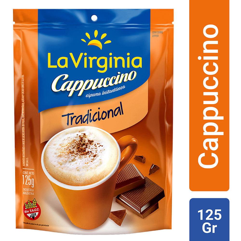 Café Instantáneo La Virginia Cappuccino Doypack125 Gr