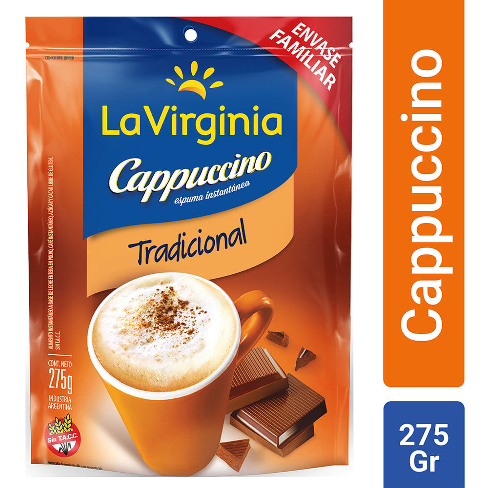 Café Instantáneo La Virginia Cappuccino Doypack275 Gr