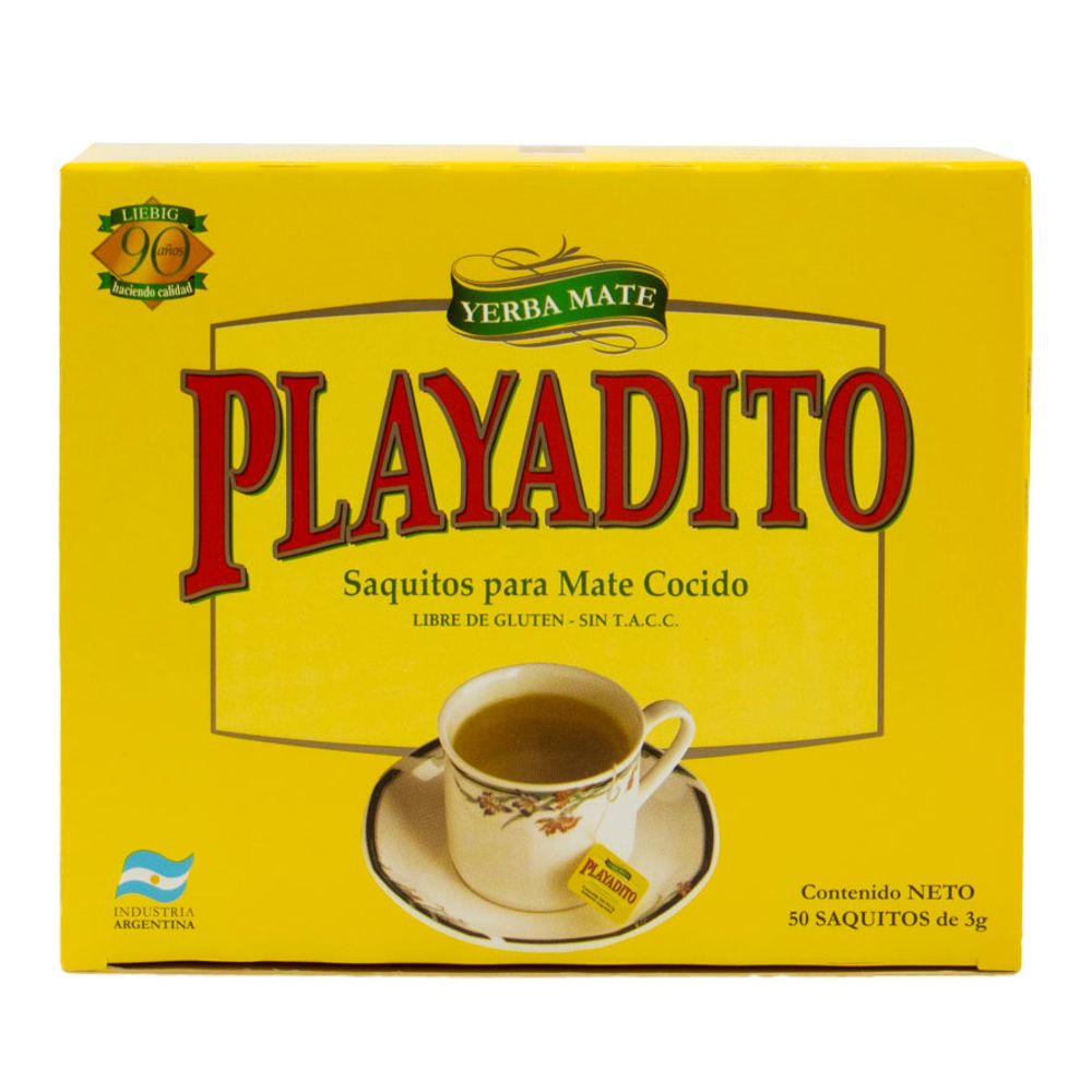 Mate Cocido Playadito En Saquitos X 50 Un Walmart