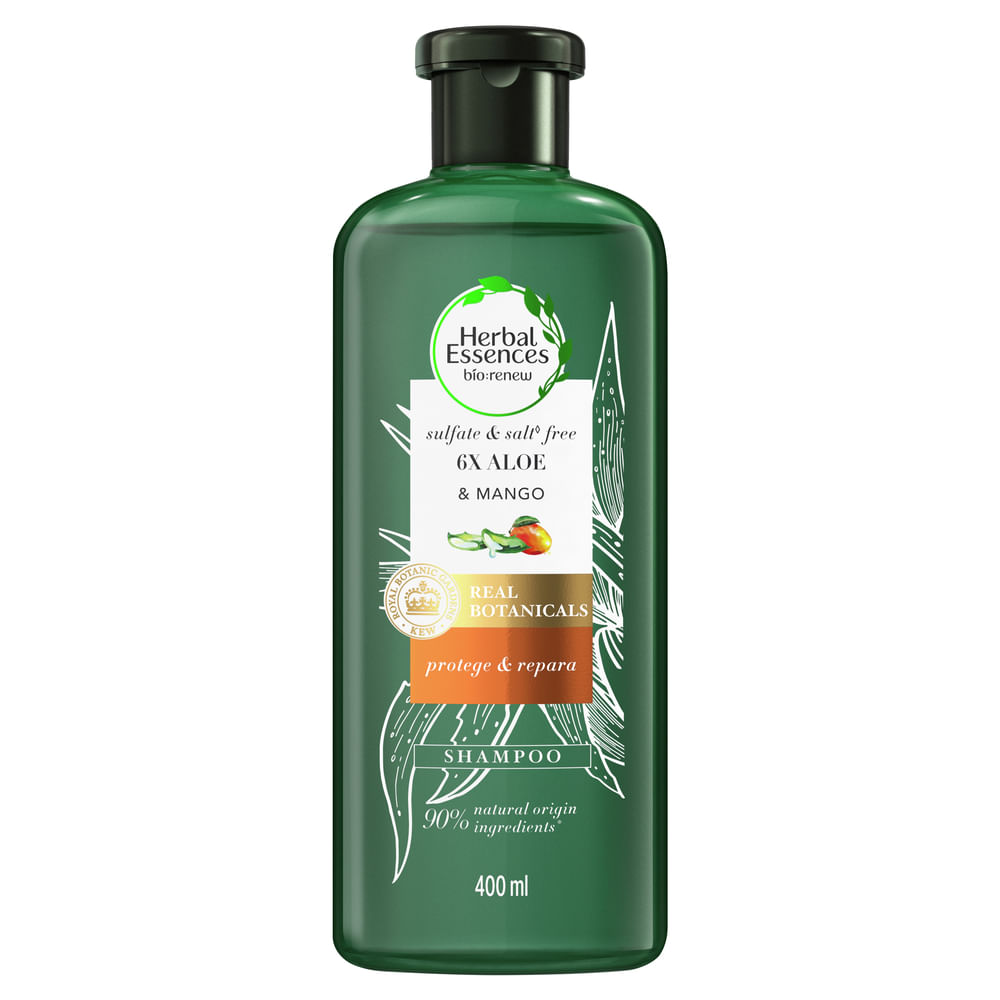 Shampoo Herbal Essences BíoRenew 6x Aloe & Mango 400 Ml