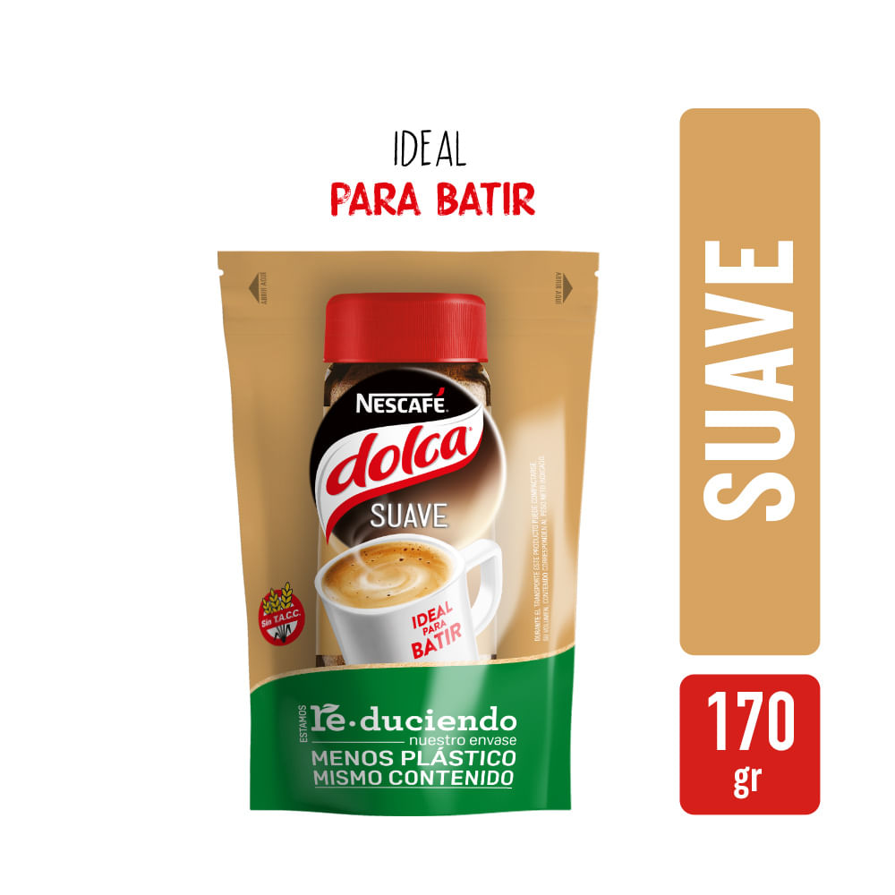 Café Instantáneo Torrado Nescafé Dolca Suave Doypack X