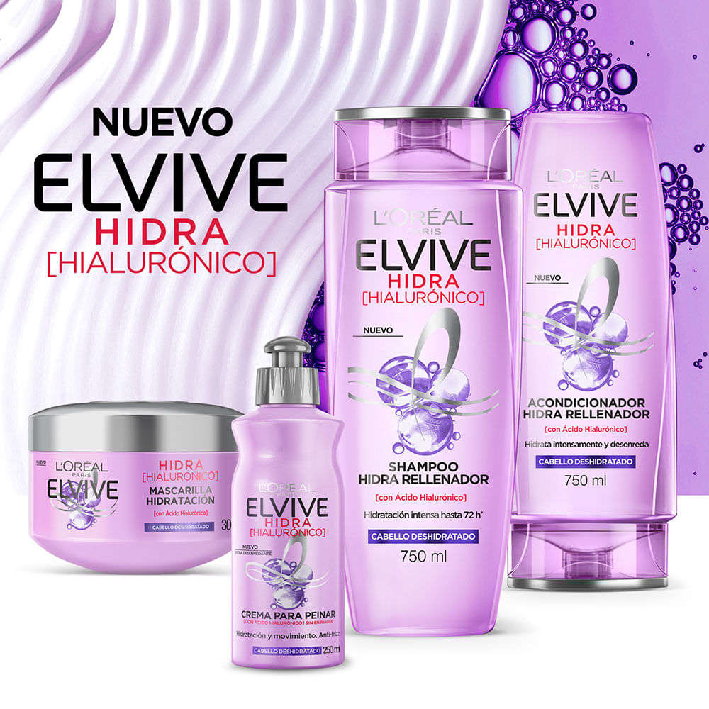 Shampoo Hidra Hialurónico Elvive L´oréal Paris 200ml